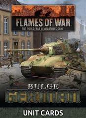 Bulge: German Unit Cards